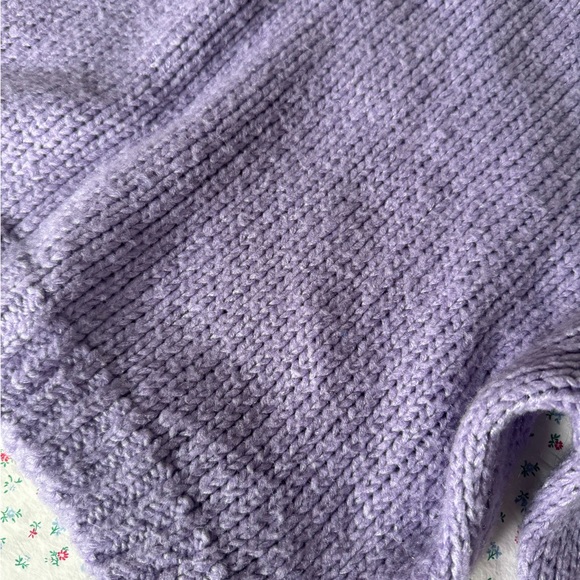 H&M Purple Knit Turtleneck Sweater - Picture 4 of 5